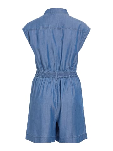 Vila Playsuit in Medium Blue Denim