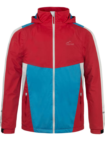 Normani Outdoor Sports Kinder Regenjacke mit Fleecefutter Wasilla in Rot