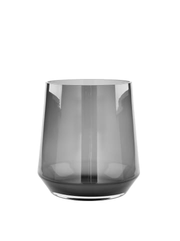 Fink Vase "Linea" in Grau - H. 22 cm - D. 21 cm