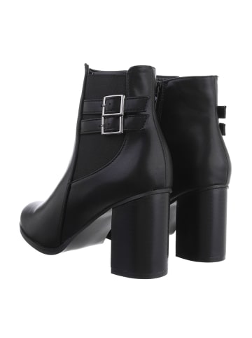 Ital-Design Stiefelette in Schwarz