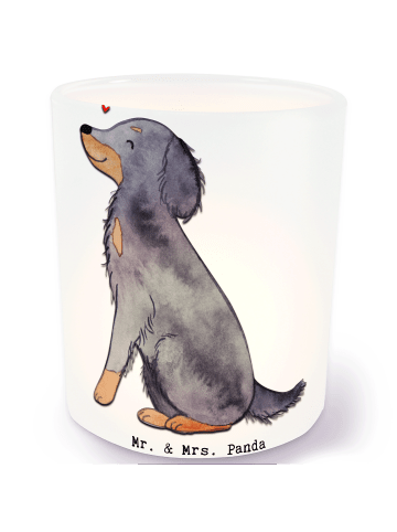 Mr. & Mrs. Panda Outdoor Windlicht Gordon Setter Lebensretter oh... in Transparent