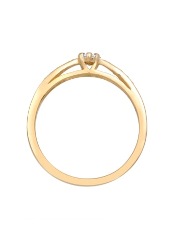 Elli DIAMONDS  Ring 585 Gelbgold Verlobungsring in Gold