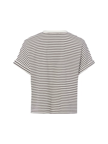 OPUS T-Shirt Sotel in ecru schoko - 0001