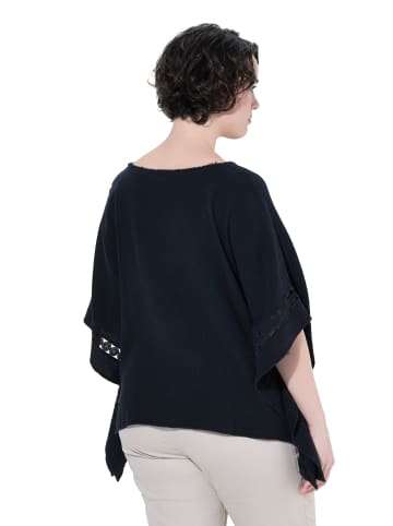 Ulla Popken Bluse in graphitgrau
