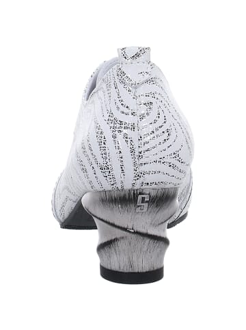 SIMEN Schnürschuhe in weiss/schwarz