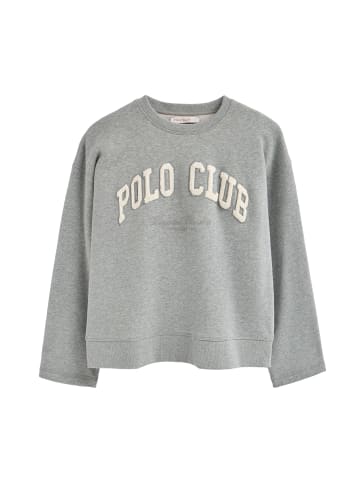 Polo Club Sweatshirt in Grau Vigore