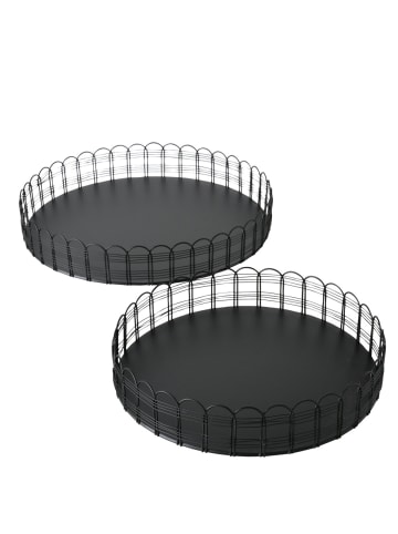 Boltze Tablett in schwarz