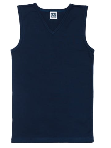 Sweety for Kids 3er-Set: City-Shirt V-Neck in navy