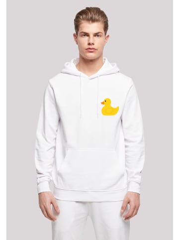 F4NT4STIC Basic Hoodie Yellow Rubber Duck HOODIE UNISEX in weiß