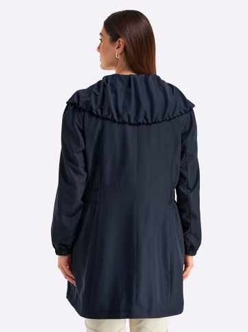 sheego Jacke in tiefblau