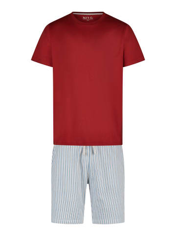 Phil & Co. Berlin  Pyjama Shorty in rot-streifen