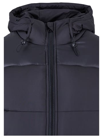 Urban Classics Urban Classics Damen Ladies Hooded Mixed Puffer Coat in black