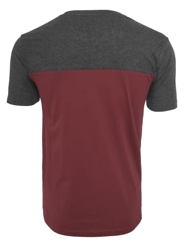 Urban Classics T-Shirts in burgundy/cha/gry