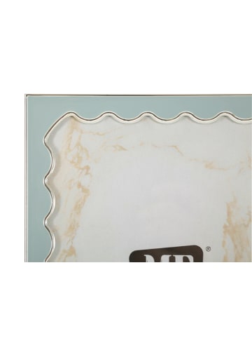 Mauro Ferretti Blauer Metallrahmen, 12,5 x 1,3 x 19 cm