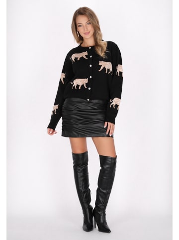 faina Damen Cardigan in Schwarz