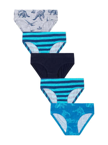 Minoti 5er-Set: Slips 11BRIEF 6 in dunkelblau