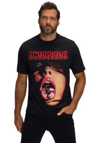 JP1880 Kurzarm T-Shirt in schwarz