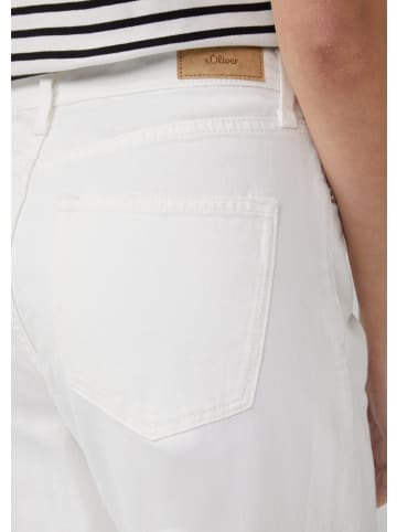 s.Oliver Jeans-Hose lang in Weiß