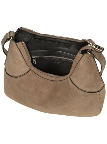 LIEBESKIND BERLIN Handtasche Lilly S Suede in Neutral Gray