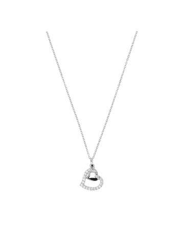 Tom Tailor Kette mit Anhänger Silber 925, rhodiniert in silber