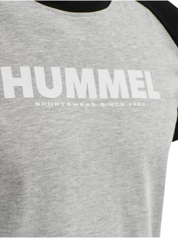 Hummel Hummel T-Shirt Hmllegacy Erwachsene Atmungsaktiv in GREY MELANGE