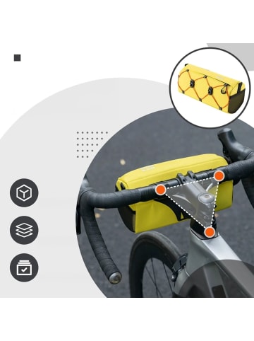 Rockbros 30110054006 Lenkertasche 2,2L Fahrrad