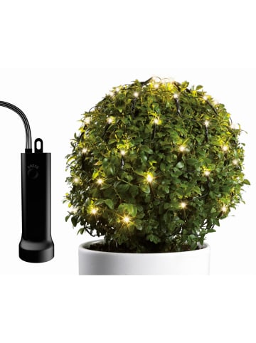 MARELIDA LED Lichternetz Lichterkette für Buchsbaum D: 80cm in schwarz