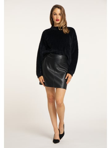 faina Damen Strickpullover in Schwarz
