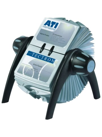 Durable Visitenkartenrollkartei Visifix flip schwarz