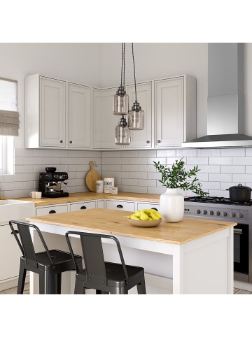 home24 Pendelleuchte Ferna in Durchsichtig