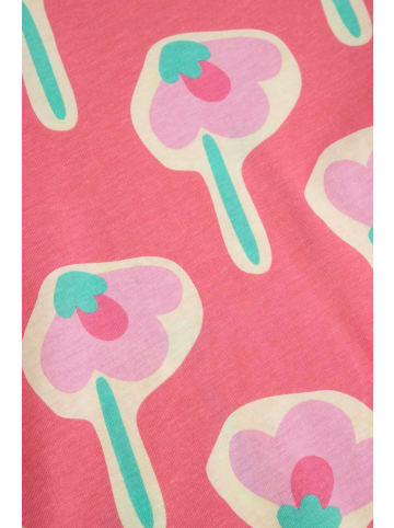 MOKIDA Baumwoll-T-Shirt mit kurzen Ärmeln in rosa