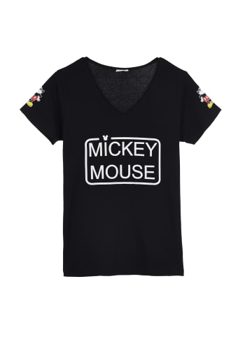 Disney Mickey Mouse T-Shirt kurzarm von Mickey Mouse in Schwarz