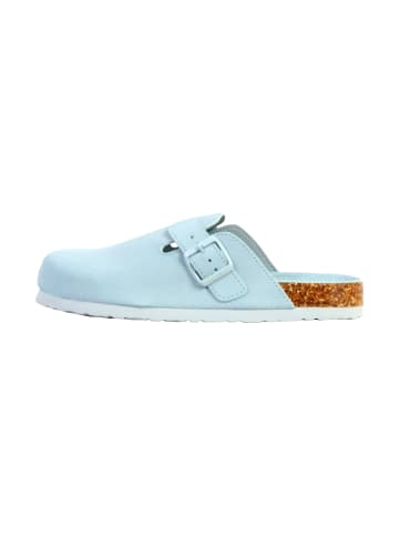 Xti Pantoletten aus Leder Blau