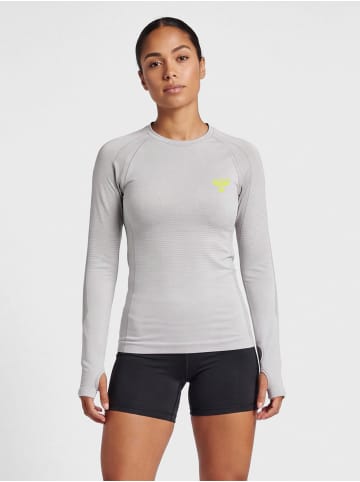 Hummel T-Shirt Daumenlöcher Hmlgg12 Damen in ALLOY MELANGE