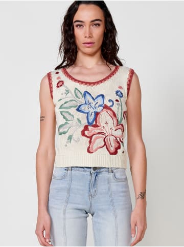 KOROSHI SpaghettitrÃ¤ger-top. in weiß