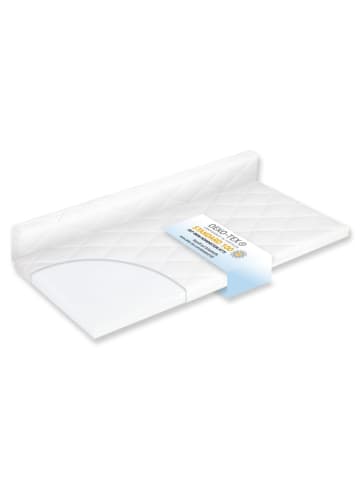 Julius Zöllner Beistellbett & Wiegen-Matratze Allegro klappbar in weiss