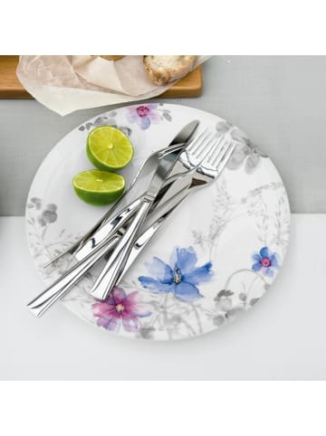 Villeroy & Boch 6er Set Speiseteller Mariefleur Gris Basic ø 26,8 cm in bunt