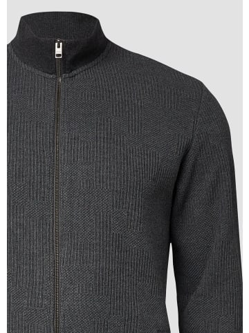 s.Oliver Sweatshirt Jacke in 9898_dunkelgrau