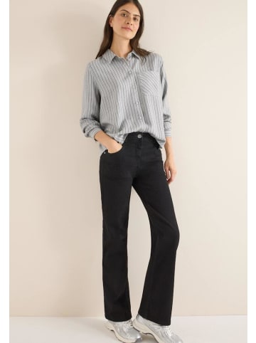 Cecil Langarmbluse in luna grey melange