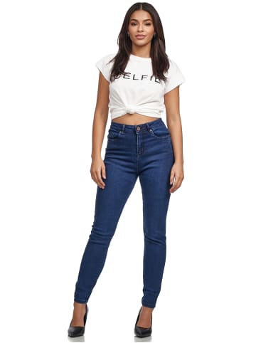 Tazzio Jeans "F107" - Skinny Fit - in Dunkelblau
