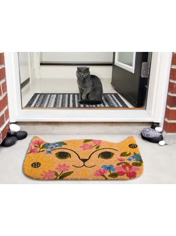 Beliani Fußmatte CALIRAYA in Bunt - (W) 60 x (L) 90 cm