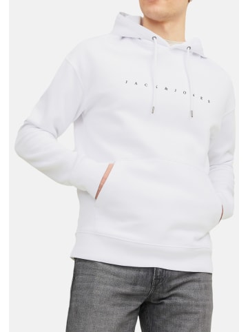 Jack & Jones Sweatshirt / Hoodie Star in Dunkelblau / weiß