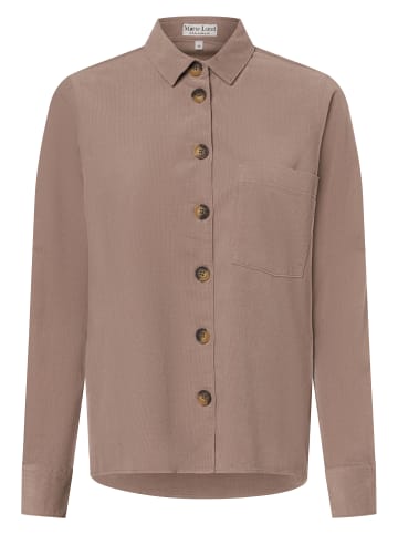 Marie Lund Cordbluse in taupe