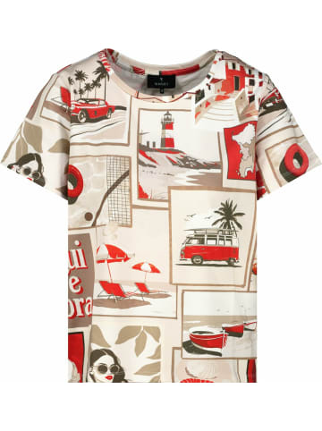 monari Rundhals T-Shirt für Damen in kombi