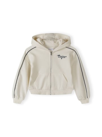 Minoti 2-tlg Langarmshirt & Hose 30FLEECE166 in weiß