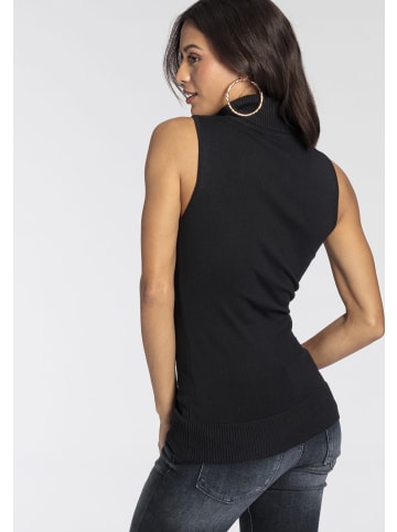 Melrose Stricktop in schwarz
