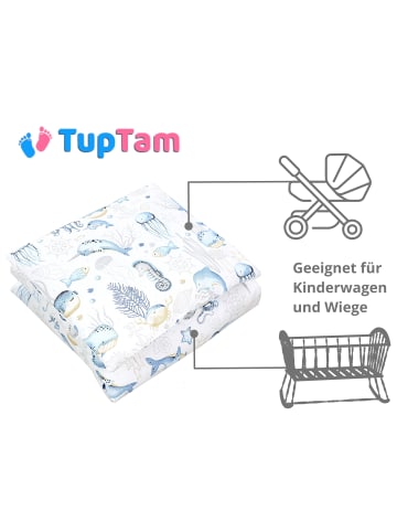 TupTam Unisex Baby Wiegenset 4-teilig in balticblau