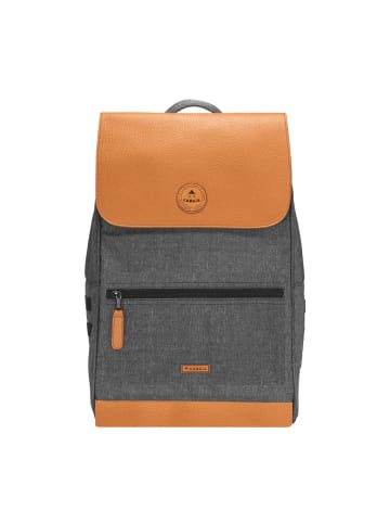 Cabaia Tagesrucksack City Medium in Hambourg Black Melanged21