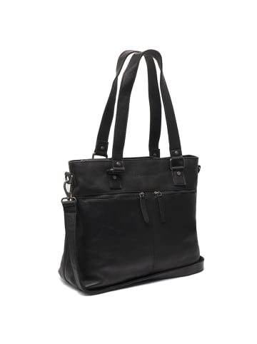 The Chesterfield Brand Rome Shopper Tasche Leder 38 cm Laptopfach in black