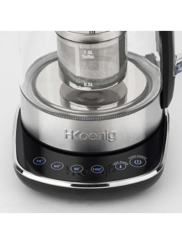 HKoenig TI600 Teekocher mit Temperatur-Regelung